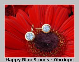 Happy Blue Stone Collier & Happy Blue Stone Ring